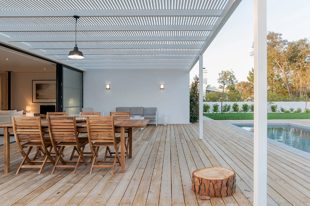 Modern Home with Deck DM Roofing HP